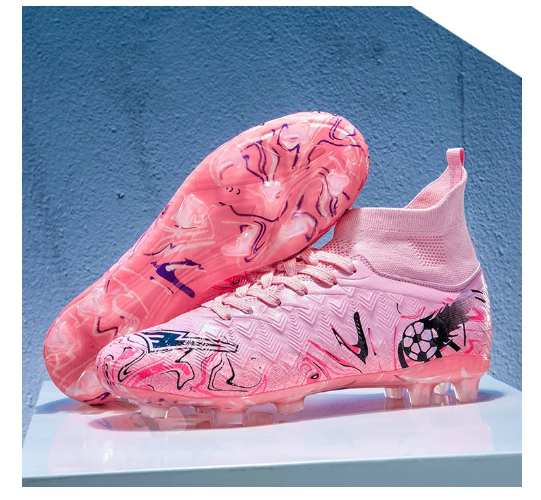 Sapatilhas de futebol profissional para homem, sapatilhas com pitões, sapatilhas de futebol originais, botas para campo de futebol de interior, treino em relva, TF/FG, ténis