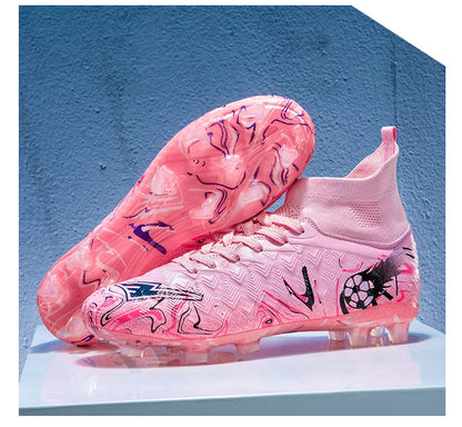Sapatilhas de futebol profissional para homem, sapatilhas com pitões, sapatilhas de futebol originais, botas para campo de futebol de interior, treino em relva, TF/FG, ténis
