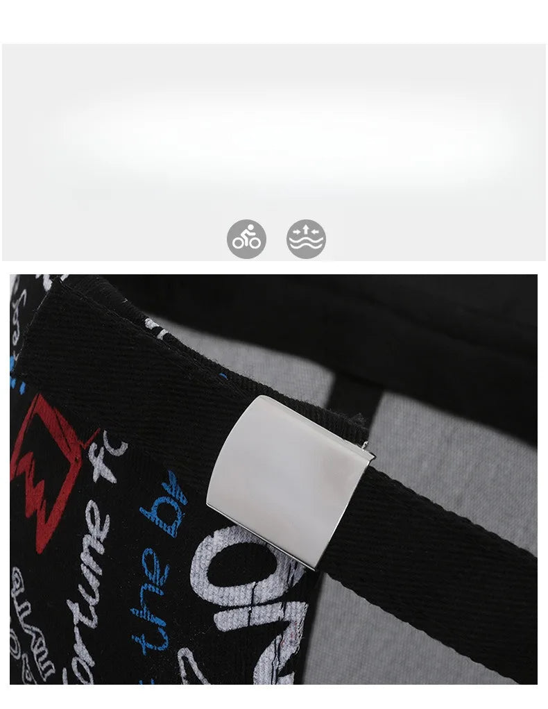 Șapcă de baseball unisex din bumbac cu imprimeu graffiti, pentru femei și bărbați, snapback trendy stil hip-hop, pentru exterior