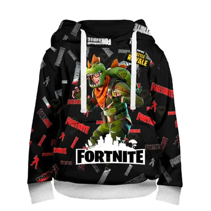 Fortnite Herren-Hoodie, modisches Sweatshirt mit 3D-Print, Battle-Game-Hoodies für Jungen und Mädchen, Hip-Hop, Herren, Freizeit-Oberbekleidung