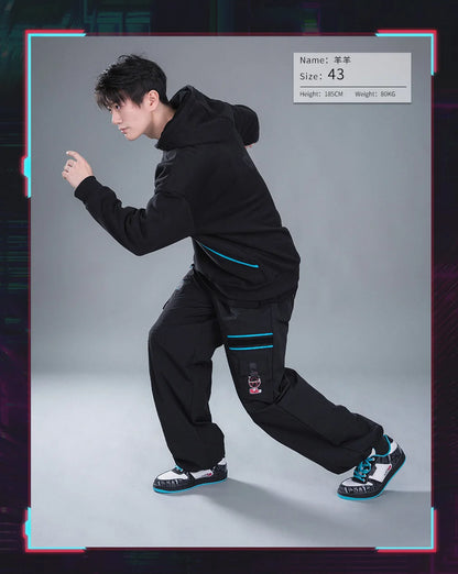 Moeyu Hatsune Miku topánky pre ženy a mužov, Vocaloid, cosplay, anime, pánske tenisky, športové, atletické, bežecké a voľnočasové topánky so šnurovaním