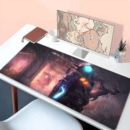 Ana Shrike Overwatch Mauspad Schreibtischmatte mit Polsterung Gaming-Zubehör Prime Gaming XXL Tastaturunterlage Polstermatte