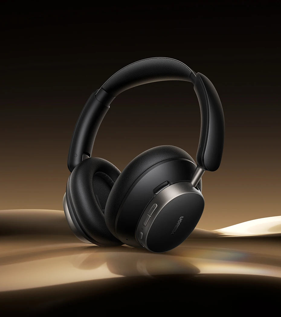 UGREEN Studio Pro Wireless ANC Headphones – 48dB Active Noise Cancelling, Hi-Res LDAC Over Ear Bluetooth Headphones, 120H Playtime Deep Bass Wireless Headset