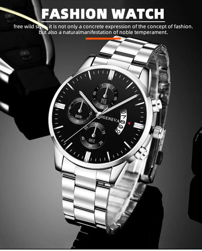 Fashion Men Watch Luxury Calendar Quartz Wrist Watch Business Watches Man Clock Male Bracelet Wristwatch