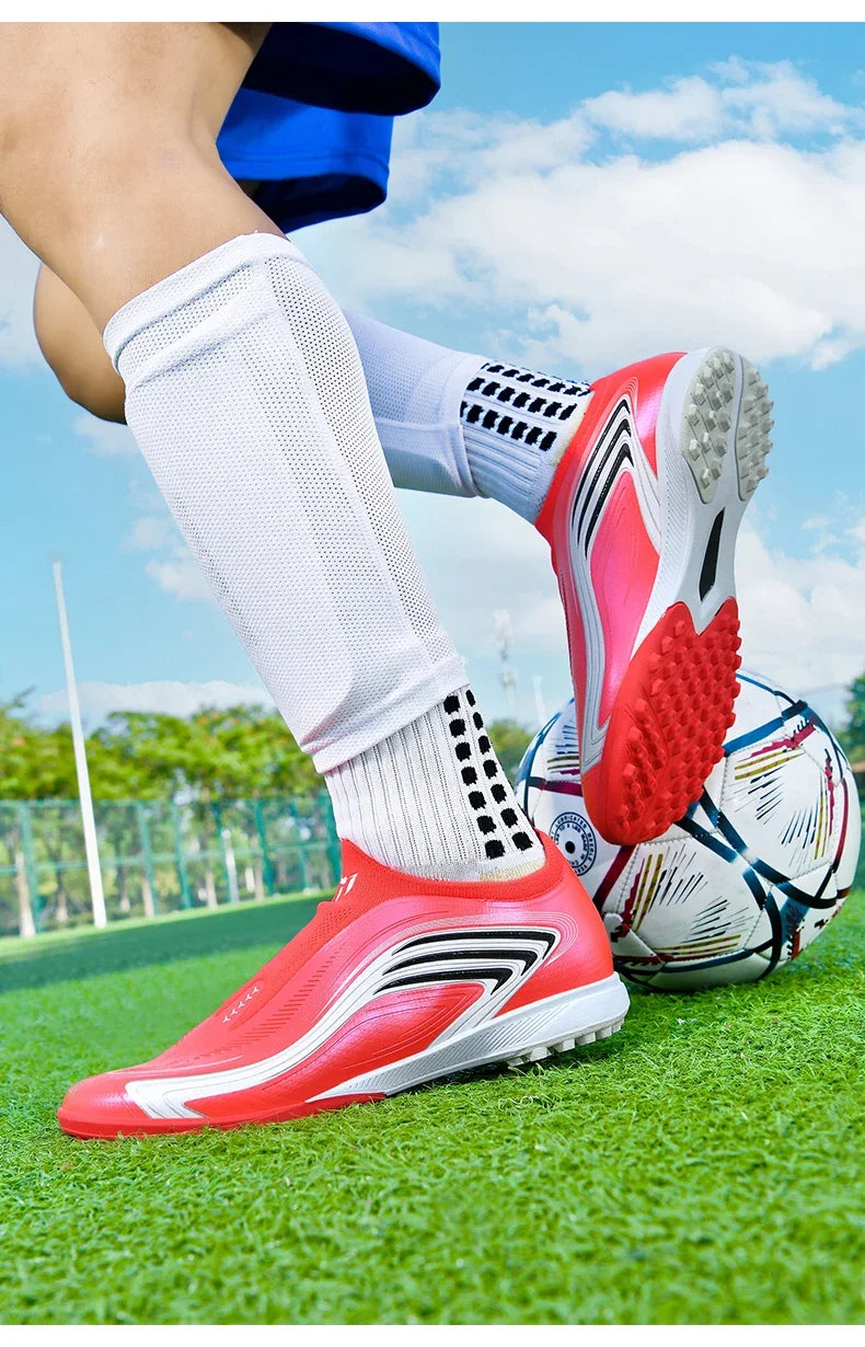 Nouvelles chaussures de football pour hommes TF/FG, chaussures de football professionnelles de haute qualité, chaussures de futsal unisexes pour femmes, vente chaude, crampons ultralégers, baskets.