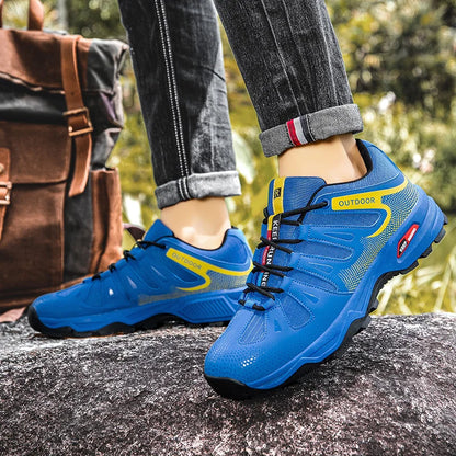Scarpe da uomo per attività all'aperto - Scarpe da alpinismo antiscivolo da uomo - Calzature da viaggio, escursionismo e avventura - Sneaker casual alla moda