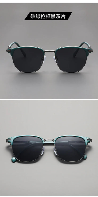 New Arrival Vintage Square Sunglasses Women Men Metal Frame Sun Glasses Female Eyewear Sunglasses for Male Female Eyeglasses