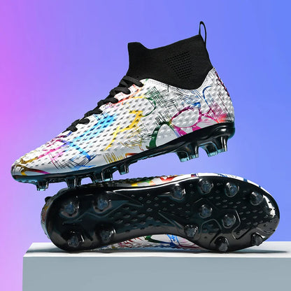 Chaussures de football de compétition à crampons, confortables, respirantes, pour l'entraînement et les matchs, une paire, tailles 31-46