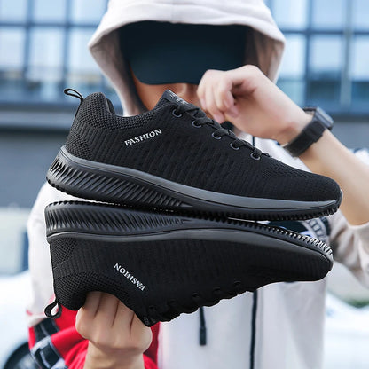 Løbesko til mænd, lette sportssko til kvinder, klassiske, åndbare casualsko i mesh, mokkasiner til mænd, sneakers