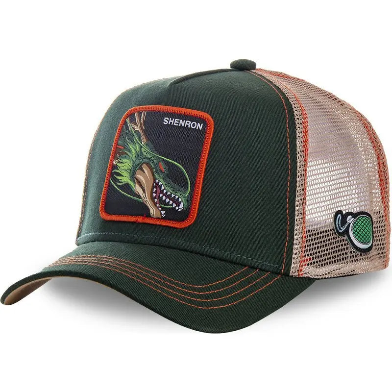 High Quality Dragon Ball Styles Anime Son Goku Cotton New Baseball Cap Men Women Hip Hop Dad Adjustable Mesh Hat Trucker Hat