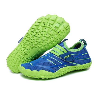 Vattenskor för barn, snabbtorkande strandskor, vattenskor för pojkar och flickor, barfota-sportskor, vadningsskor, sneakers för barn, dykning, fiske, surf-sandaler