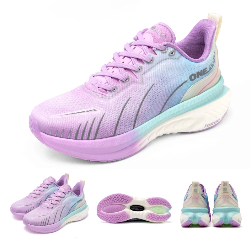 ONEMIX Nye løbesko med polstring til kvinder, efterår/vinter, tunge løbere, snøresko, kvinder, sjippetov, dans, skridsikre udendørs sneakers