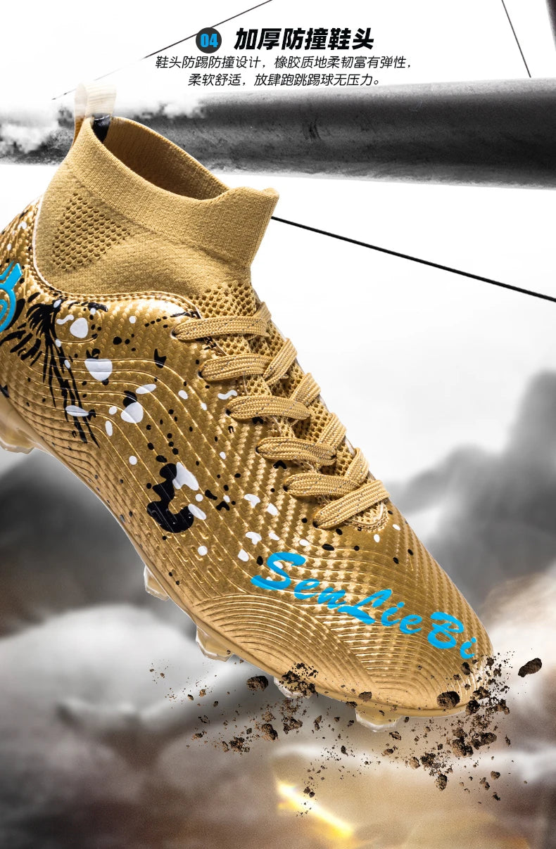 Men Professional Soccer Shoes Non-slip Football Boots Unisex Breathable Futsal Sports New Cleats Drop Shipping Ultralight