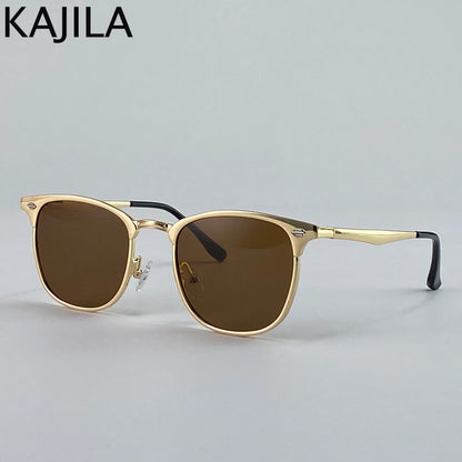 Steampunk Square Sunglasses Men 2026 Luxury Brand Metal Frame Retro Punk Sun Glasses Male Driving Shades Vintage Eyewear UV400