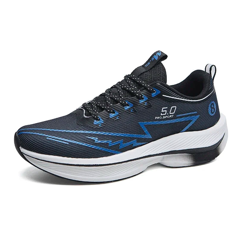 Heren hardloopschoenen met koolstofplaat, zacht gedempte, schokabsorberende sportschoenen, unisex sneakers, lichte antislip trainingsschoenen