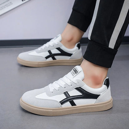 Herren-Freizeitschuhe – Leichte Freizeit- und Outdoor-Wanderschuhe – Sneaker – Rutschfeste flache Herrenschuhe