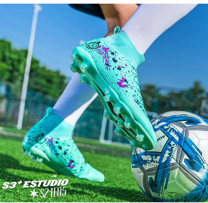 Men Professional Soccer Shoes Non-slip Football Boots Unisex Breathable Futsal Sports New Cleats Drop Shipping Ultralight