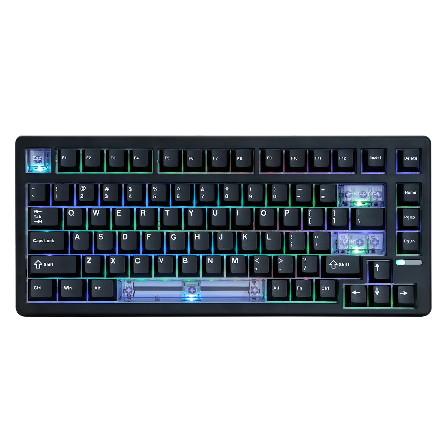 EPOMAKER HE80 75% US-QWERTY-Layout Hot-Swap Creamy Gasket kabelgebundene magnetische Hall-Effekt-Mechaniktastatur DKS SOCD für PC/Mac