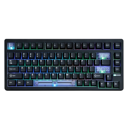 EPOMAKER HE80 75% US-QWERTY-Layout Hot-Swap Creamy Gasket kabelgebundene magnetische mechanische Tastatur mit Hall-Effekt, DKS SOCD für PC/Mac