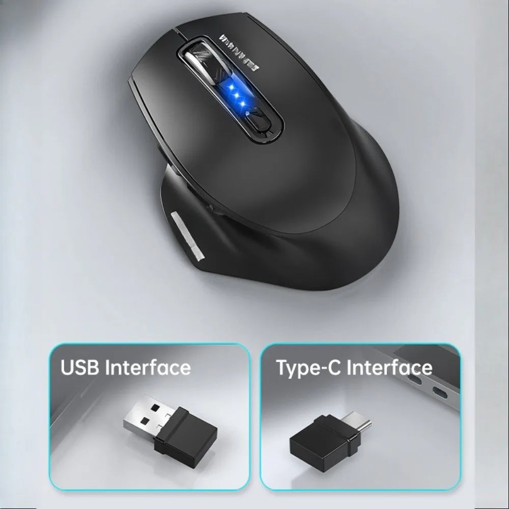 Káblová USB myš s RGB podsvietením, tichým ergonomickým dizajnom a nastaviteľným DPI pre stolný počítač, notebook, kanceláriu, gaming, domácnosť a každodennú prácu