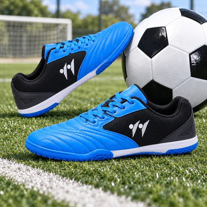 Nouvelles chaussures de football pour hommes, antidérapantes, de haute qualité, pour futsal et terrain en gazon, chaussures de football montantes, baskets, pour matchs en salle et en extérieur, meilleures ventes