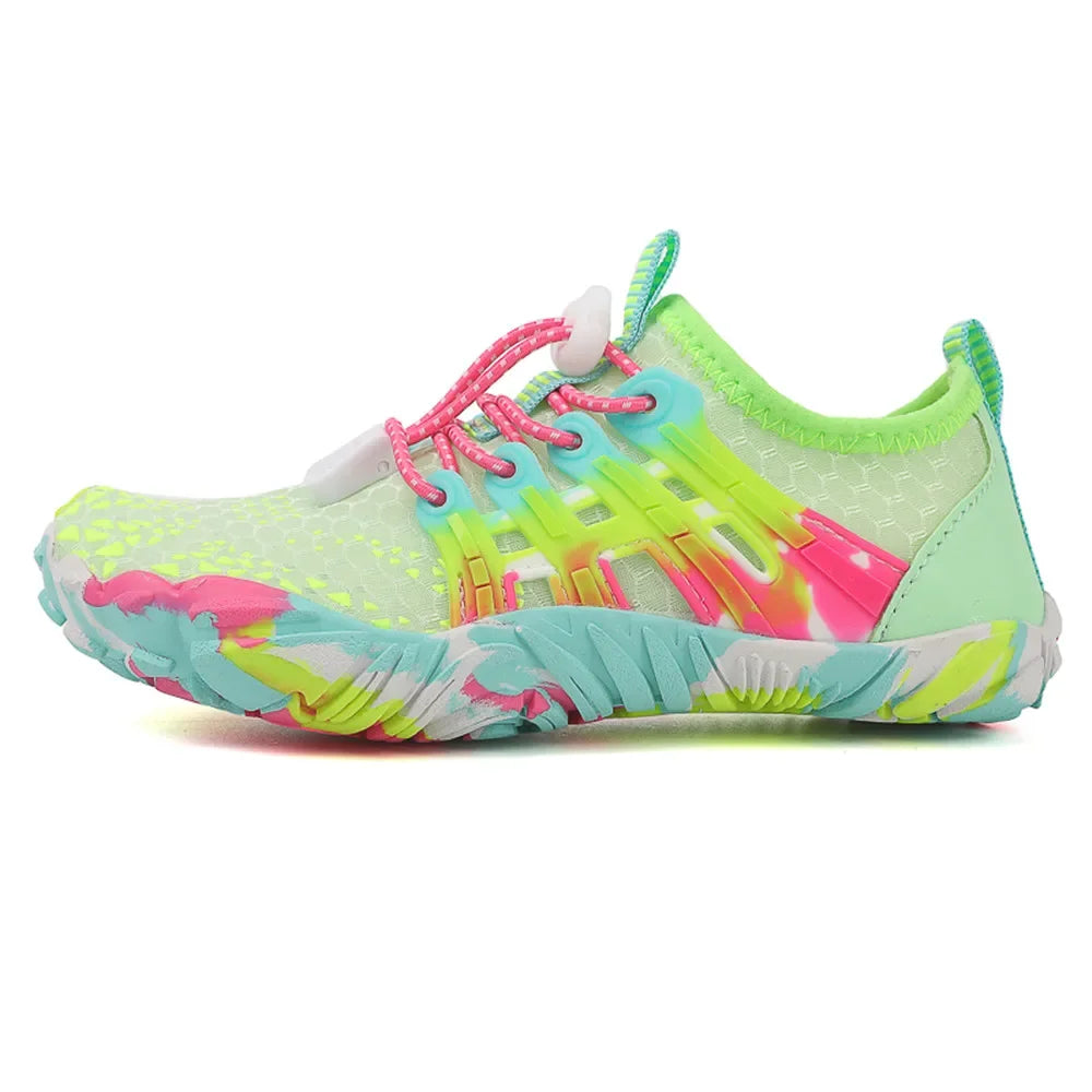 12 Farben Wasserschuhe für Kinder, Sommer, Strand, Five Fingers, Barfuß, Schwimmen, Aqua-Schuhe, schnell trocknend, Meer, Fluss, Kindersneaker