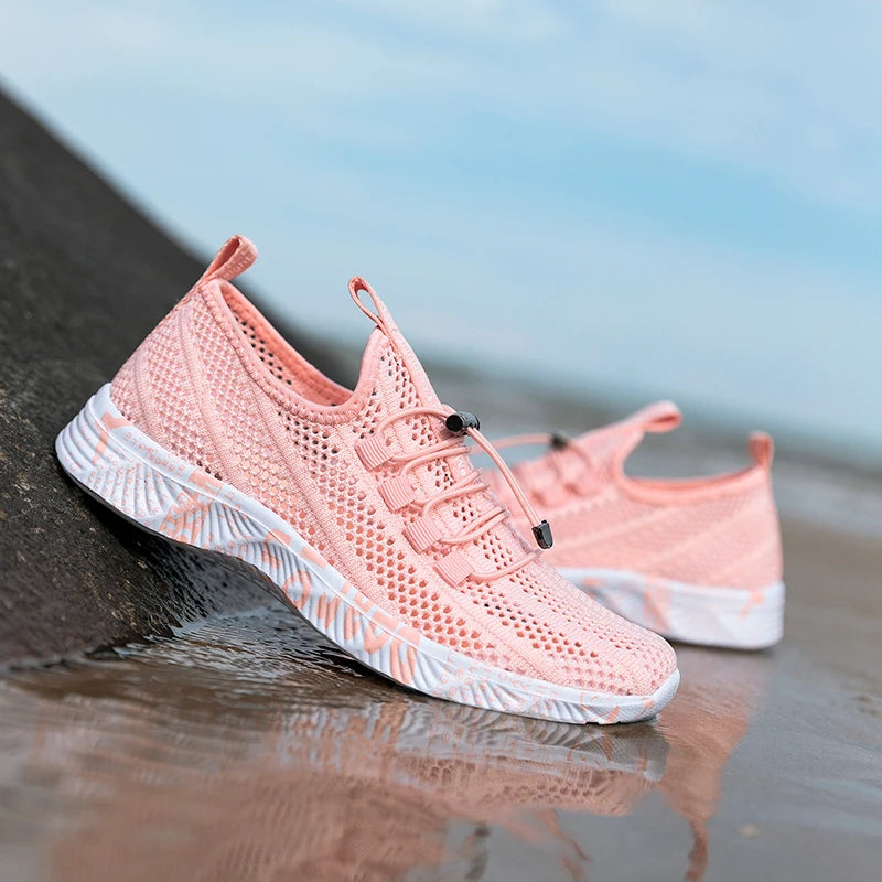 Herren Damen Aqua-Schuhe Watschuhe Wasser stromaufwärts Outdoor-Sport Strand-Sneaker Canyoning Camping Amphibisch Flusswandern Bach