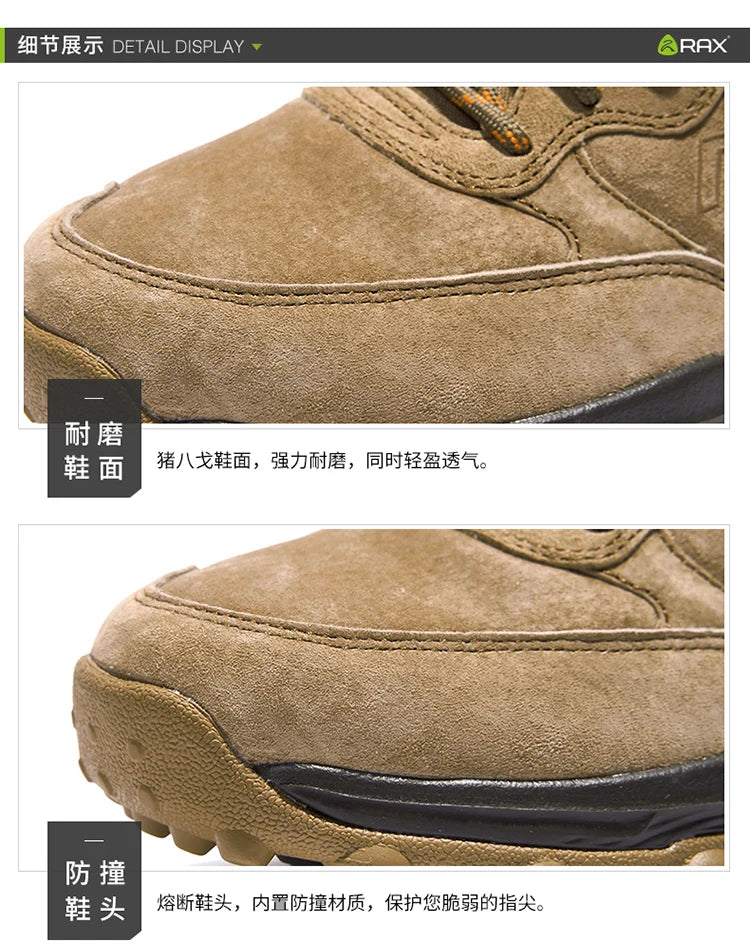 RAX Sapatos de caminhada respiráveis para homem, leves, para caminhadas, trekking e travessias de água, ténis desportivos, ténis de exterior para homem