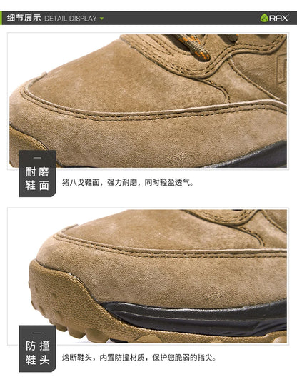 RAX Sapatos de caminhada respiráveis para homem, leves, para caminhadas, trekking e travessias de água, ténis desportivos, ténis de exterior para homem