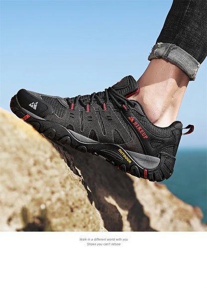 Buty do biegania na lato, męskie buty sportowe na wiosnę i jesień, oddychające casualowe buty do chodzenia, sznurowane, lekkie, jednokolorowe