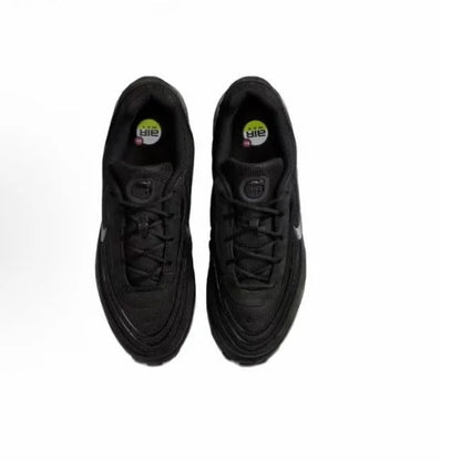 Nike Authentic AIR MAX VERSE, chaussures de course noires, couleur anthracite, chaussures de ville basses et respirantes pour hommes et femmes, modèle HV4415-100.