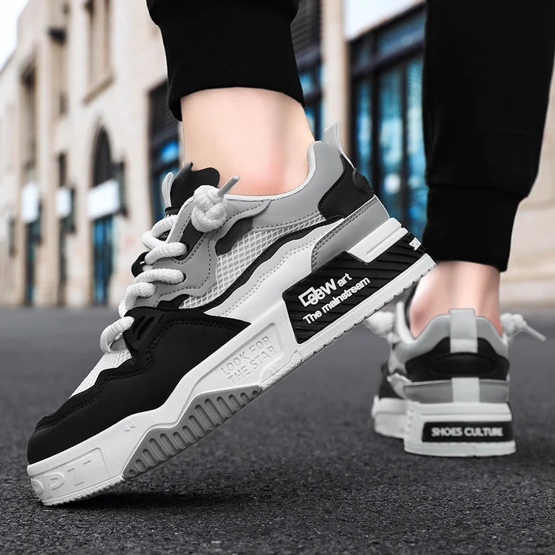 Kvėpuojantys vyriški batai, kasdieniai riedlentininkų batai, sportiniai batai, skirti kasdienėms treniruotėms, žygiams gamtoje ir vaikščiojimui mieste. Unisex, tinka