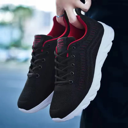 Sports Men's Running Jogging Shoes Casual Sneakers Outdoor Lace-Up Breathable Mesh Light Tennis Outdoor Walking Size 39-46