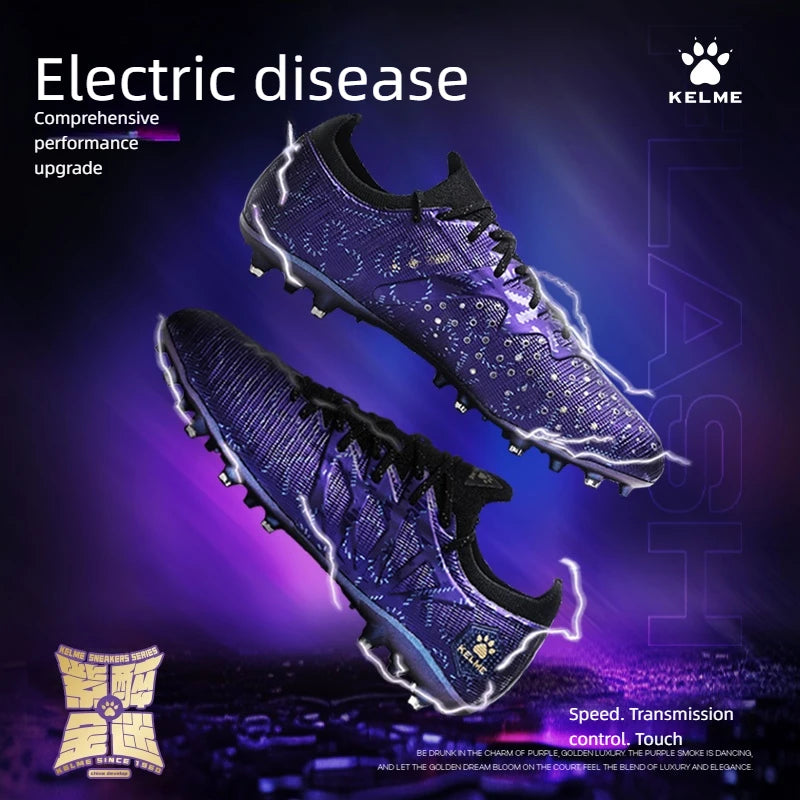 KELME Suaugusiųjų futbolo bateliai Vyriški „Disease Electric 3.0“ trumpais spygliais Futbolo bateliai Vaikiški „MG Professional Match“ treniruočių bateliai