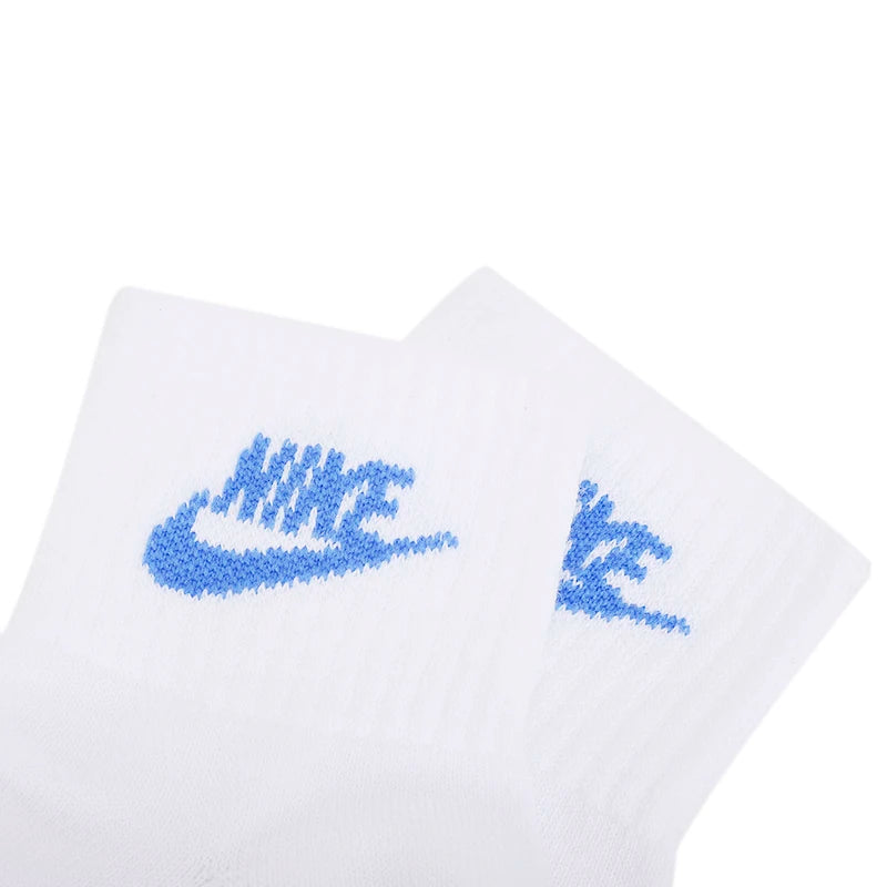 Nike Men's Socks, Women's Socks, Casual Socks, Fashionable Basketball Socks, Thin Socks, Comfortable and Breathable Sports Socks (3 Pairs) Dx5074-911