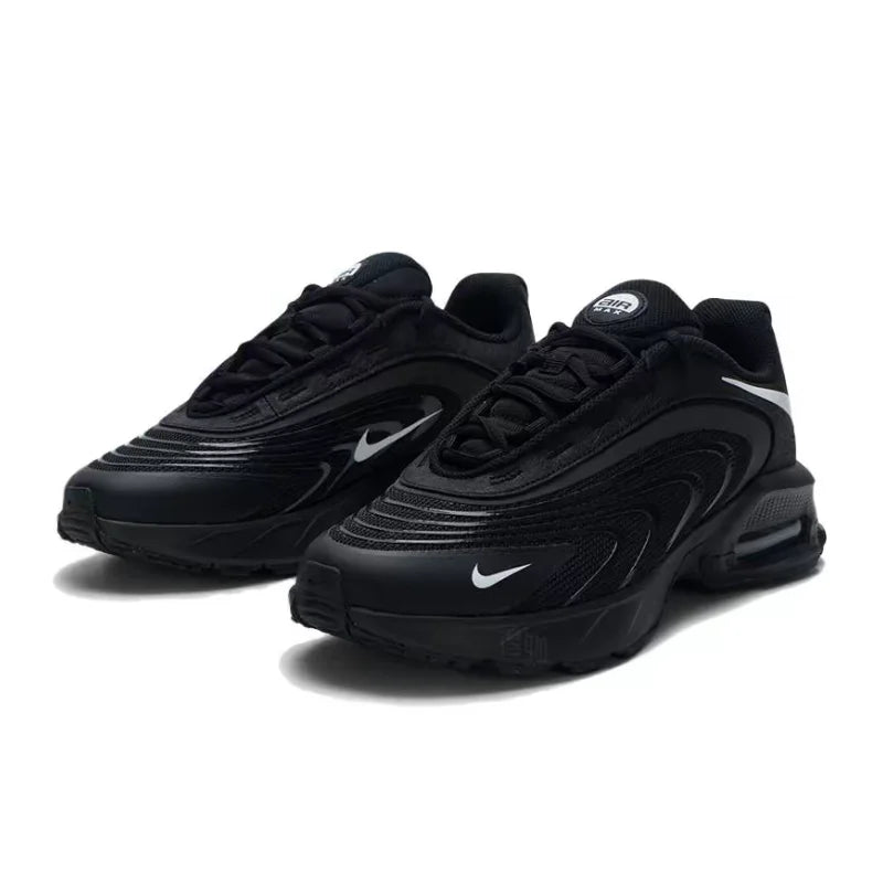 Nike Air Max Fire Comfortable Sports Wearable Lightweight Breathable Low-top Casual Shoes for Men - Black  IO4510-003