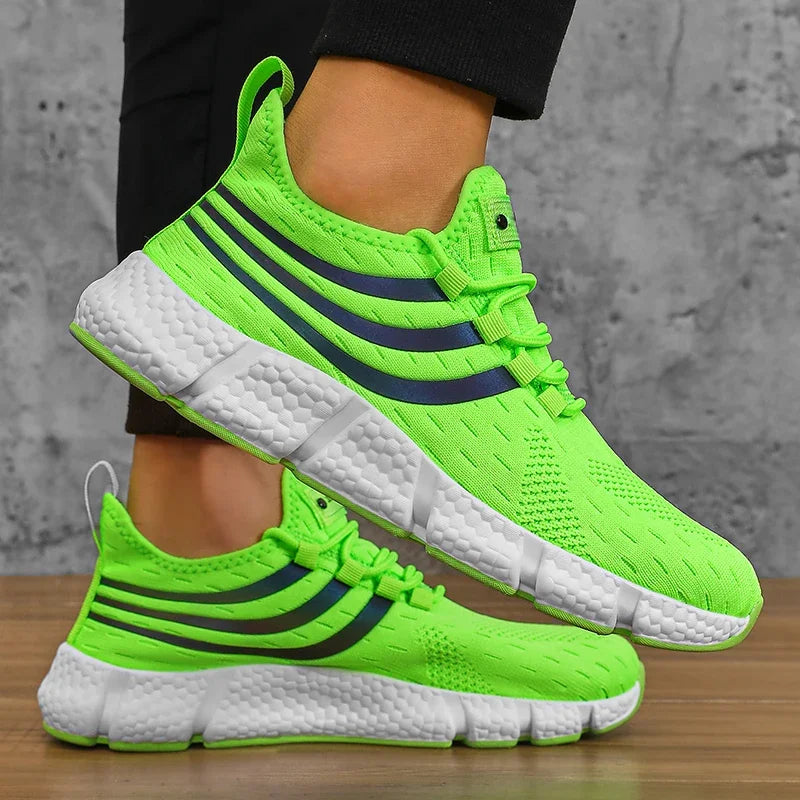 Herren-Freizeitsportschuhe, atmungsaktive, leichte Sneaker, rutschfeste flache Schuhe, Outdoor-Laufschuhe, Wanderschuhe, Tennis- und Sport-Joggingschuhe