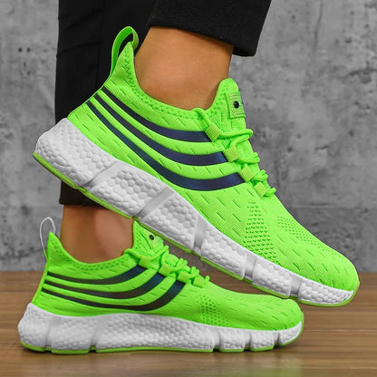Herren-Freizeitsportschuhe, atmungsaktive, leichte Sneaker, rutschfeste flache Schuhe, Outdoor-Laufschuhe, Wanderschuhe, Tennis- und Sport-Joggingschuhe