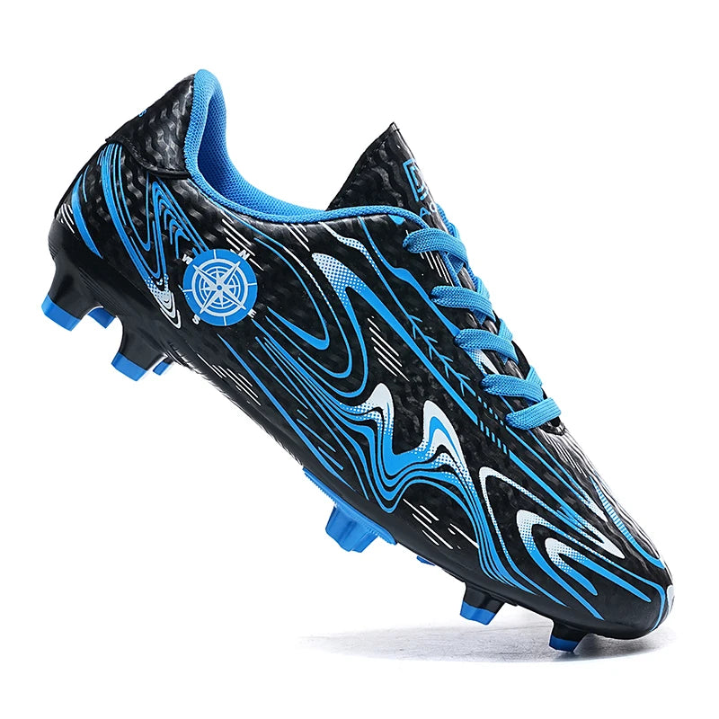 Kids Youth Soccer Cleats Football Shoes Men Non-Slip Breathable Lightweight Training Sneakers Boys Children Football Match Boots