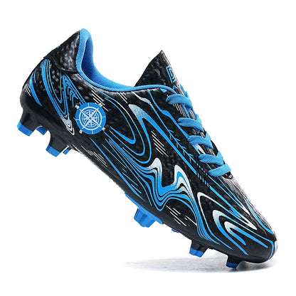 Kids Youth Soccer Cleats Football Shoes Men Non-Slip Breathable Lightweight Training Sneakers Boys Children Football Match Boots