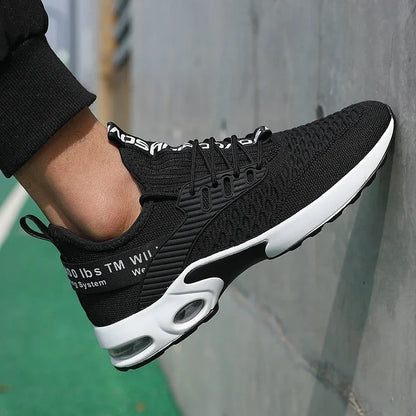 Letnie buty męskie Siateczkowe buty sportowe na co dzień Buty wiosenno-letnie Tenisówki Lekkie buty do chodzenia Czarne trampki Produkt cieszący się dużą popularnością