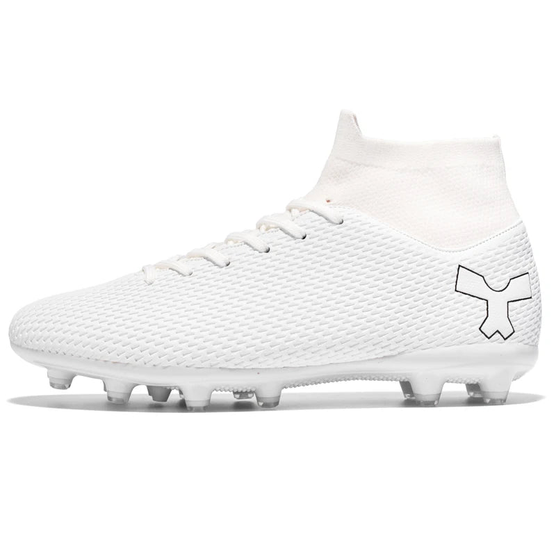 New Unisex Long Spike Football Boots Men Broken Nail Soccer Shoes AG/TF Training Soccer Cleats Sneakers Non-Slip Ankle Shoes