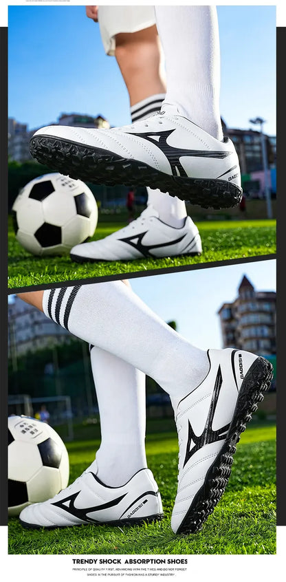 Hybrid Stud Soccer Boots With Durable Anti-slip Performance, Comfy To Wear For Casual Football Exercise And Competitive Games