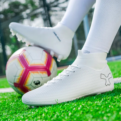 Hoogwaardige voetbalschoenen voor heren, duurzame voetbalschoenen voor jongens, lichtgewicht voetbalschoenen voor kinderen, futsal-trainingsschoenen, voetbalschoenen met noppen