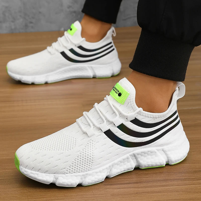 Herren-Freizeitsportschuhe, atmungsaktive, leichte Sneaker, rutschfeste flache Schuhe, Outdoor-Laufschuhe, Wanderschuhe, Tennis- und Sport-Joggingschuhe