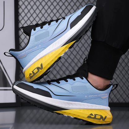 Sapatos de caminhada para homem, para atividades ao ar livre, antiderrapantes, de boa qualidade, modernos, rasos, resistentes ao desgaste, respiráveis, ténis casuais, desportivos, de corrida, para homem