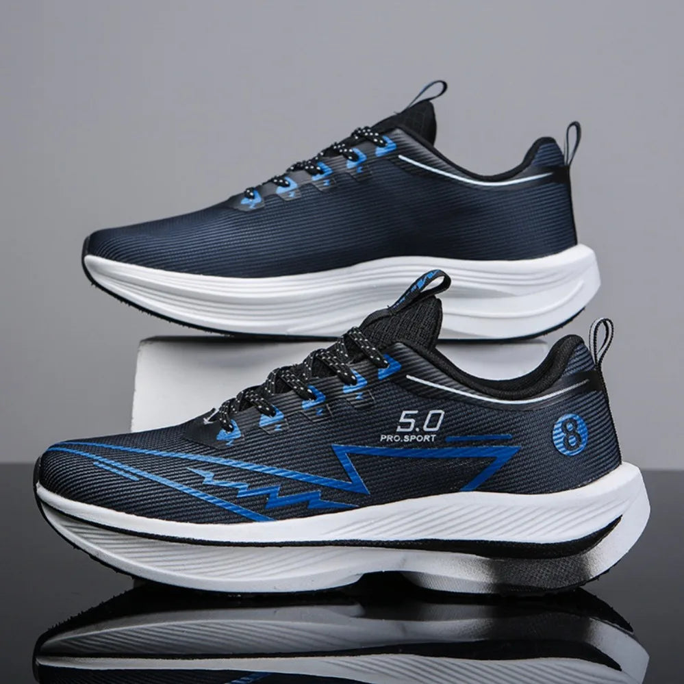 Heren hardloopschoenen met koolstofplaat, zacht gedempte, schokabsorberende sportschoenen, unisex sneakers, lichte antislip trainingsschoenen