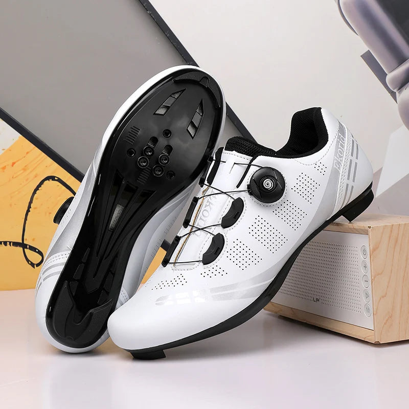Buty rowerowe unisex Speed – buty wyczynowe SPD do rowerów szosowych z blokadą, oddychające buty MTB do jazdy górskiej i terenowej