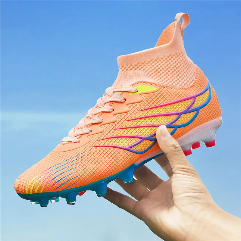 2026 New Superfly FG Football Boots Outdoor Soccer Cleat Black Shoes Soft Sport Professional Shoes Breathable Comfortable Boots