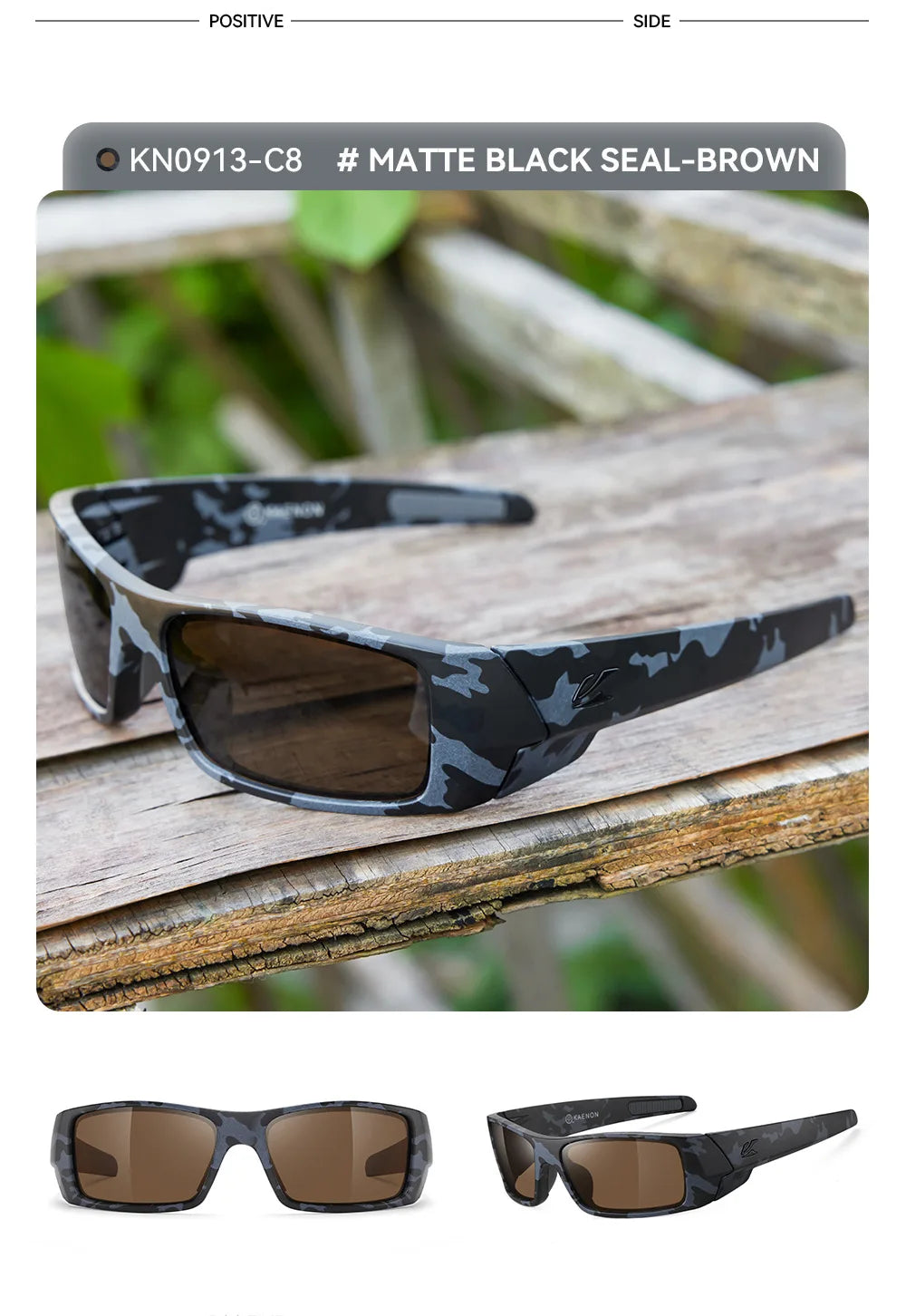 Kaenon Polarized Sport Sunglasses For Men And Women Ideal for Driving Fishing Cycling and Running UV Protection Glasses With Box